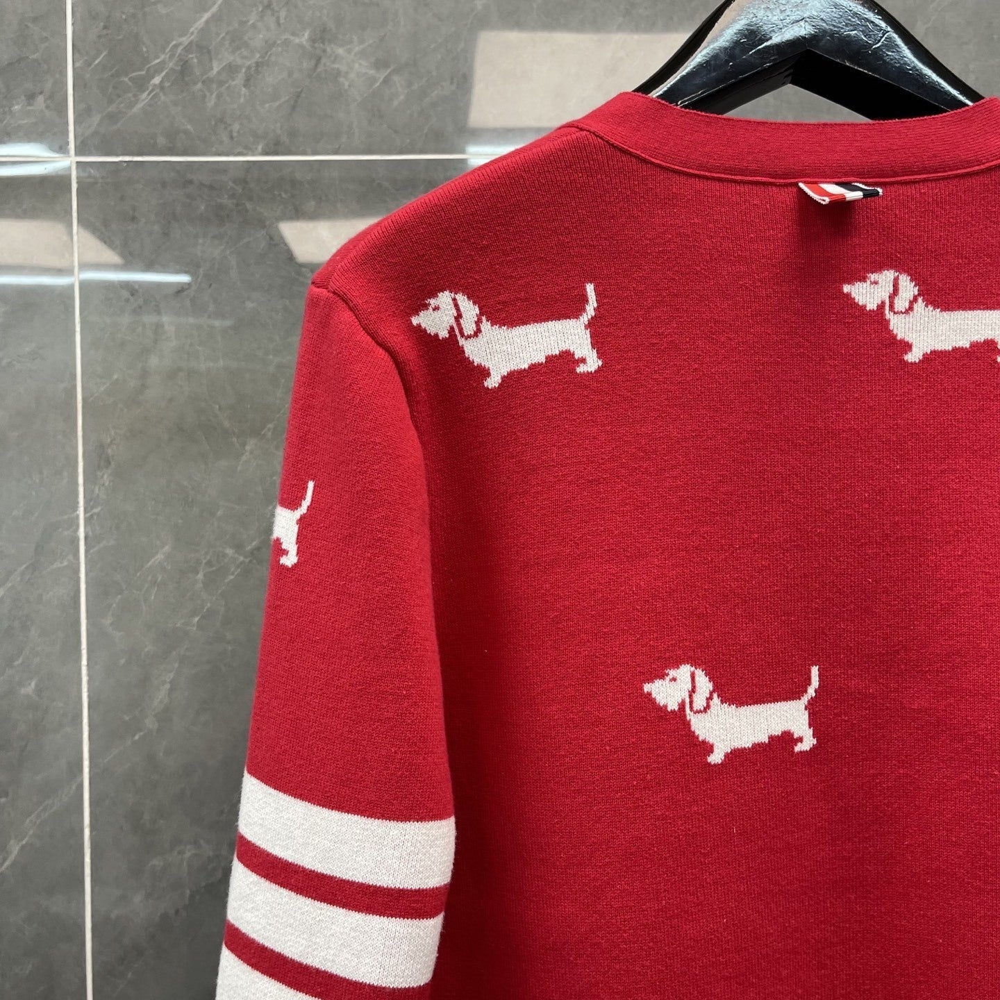 2025SS  Puppy pattern cardigan THOM TREND