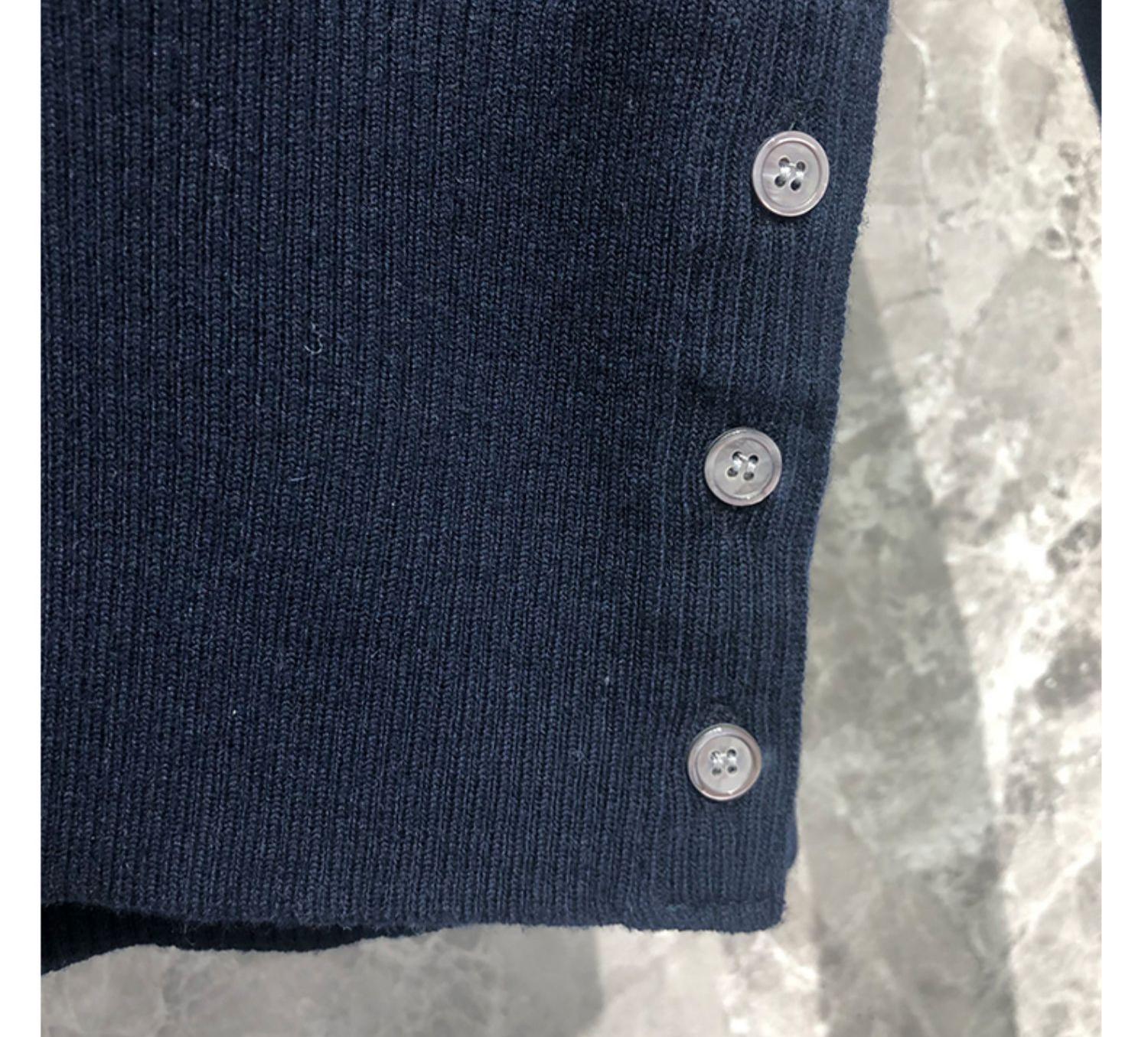 2025SSS Men's slash cardigan THOM TREND