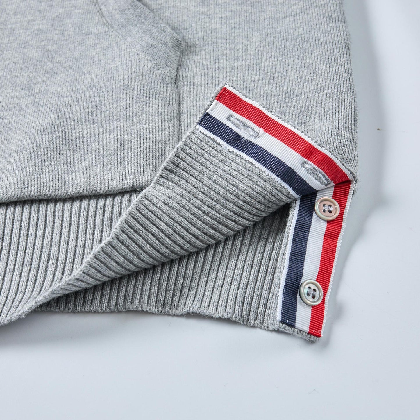 2025SS  Left and right colorblock hoodie THOM TREND