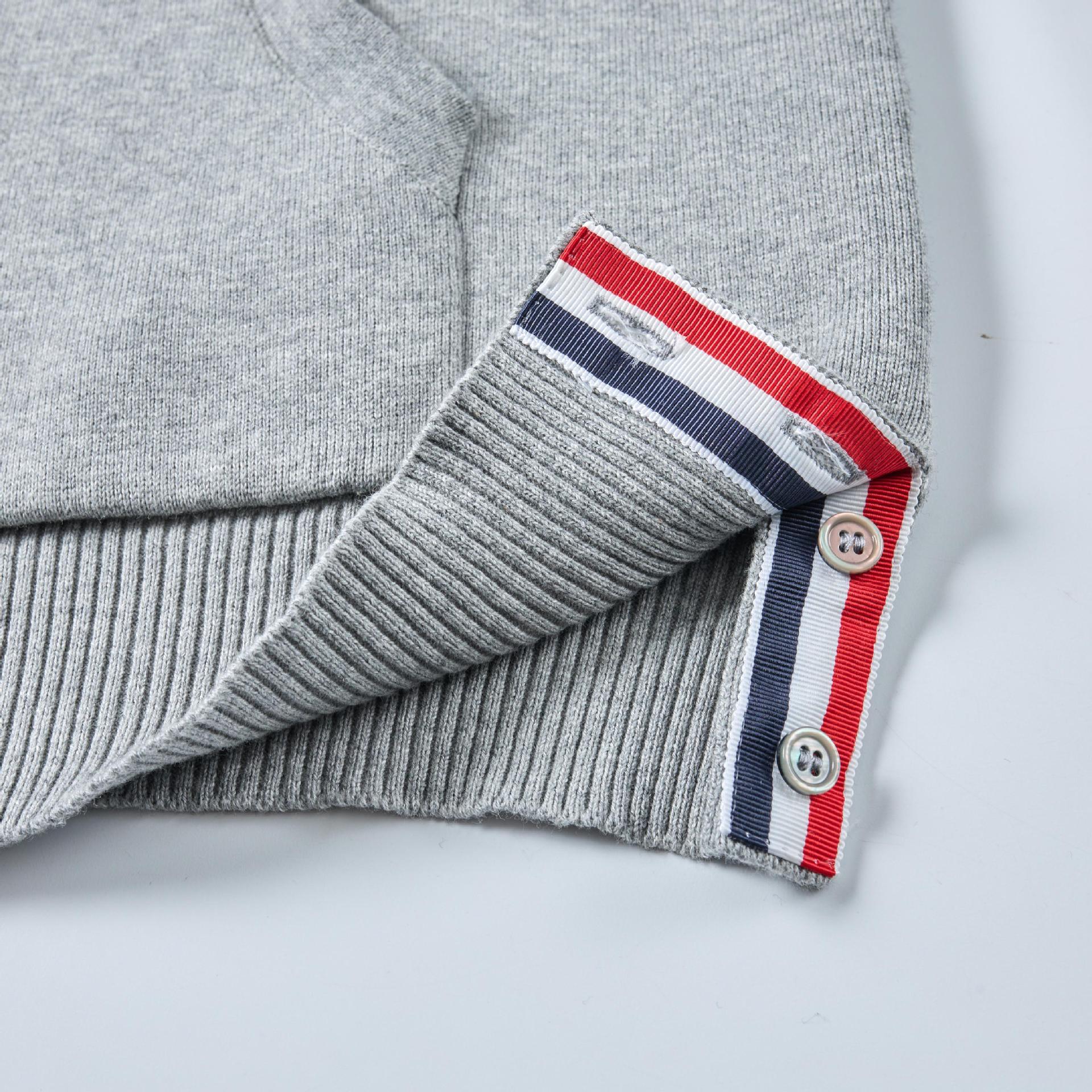 2025SS  Left and right colorblock hoodie THOM TREND