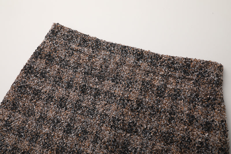 2025SS Plaid short jacket + skirt THOM TREND