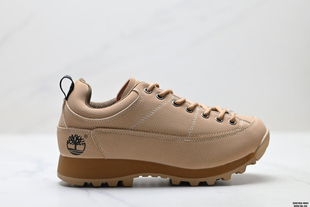 Timberland Beige Brooklyn Oxford Hiking Shoe - right-facing side profile main image