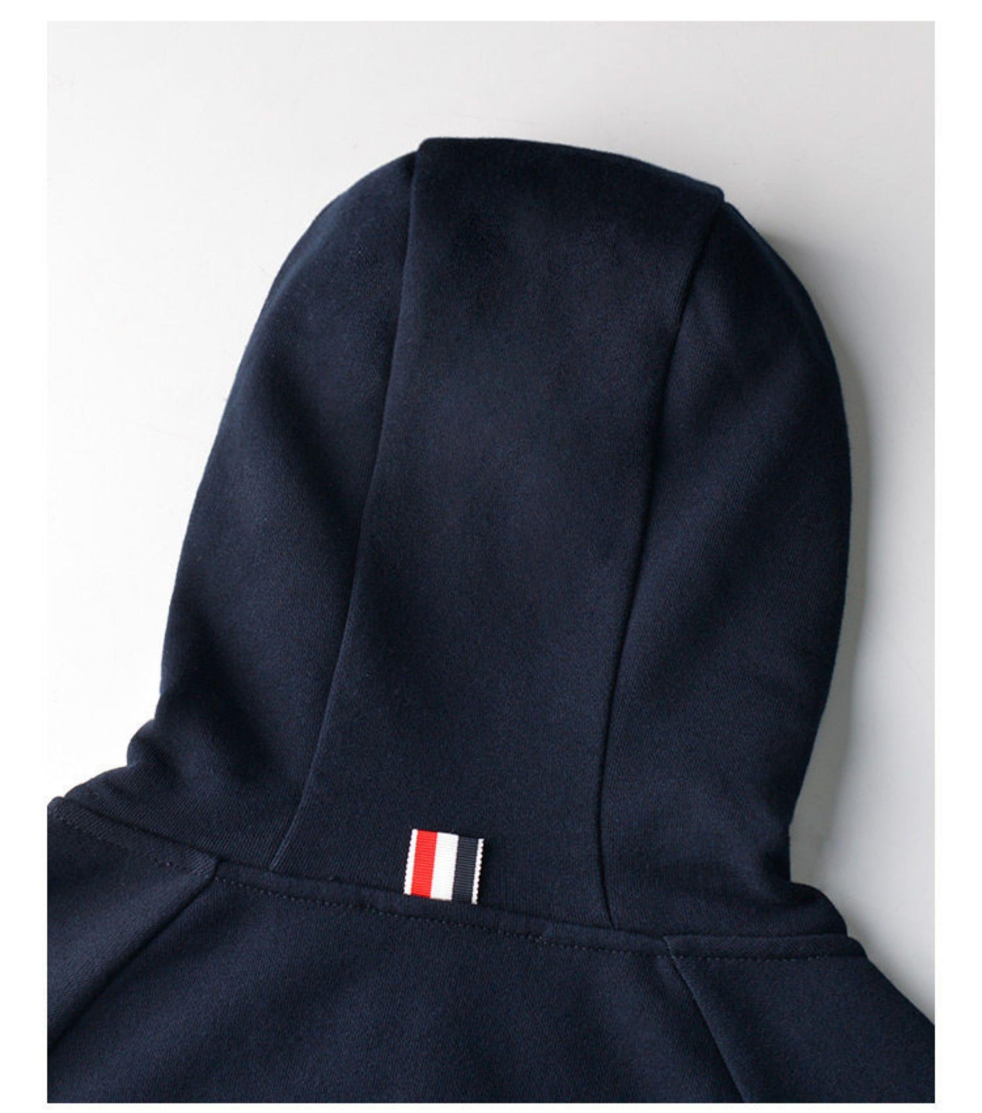 2025SS  Contrast color hooded sweatshirt THOM TREND