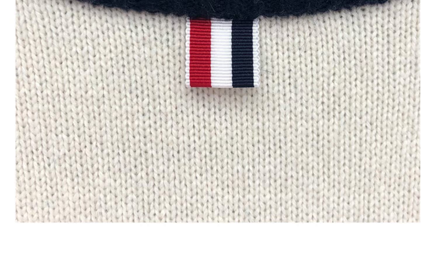 2025SS Unisex color-blocked sweater THOM TREND