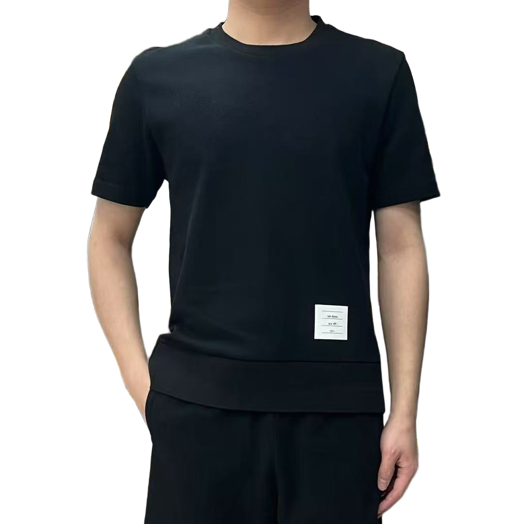 2025SS Short-sleeved solid color THOM TREND