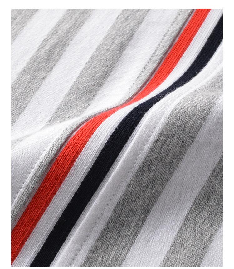 Unisex vertical striped T-shirt THOM TREND