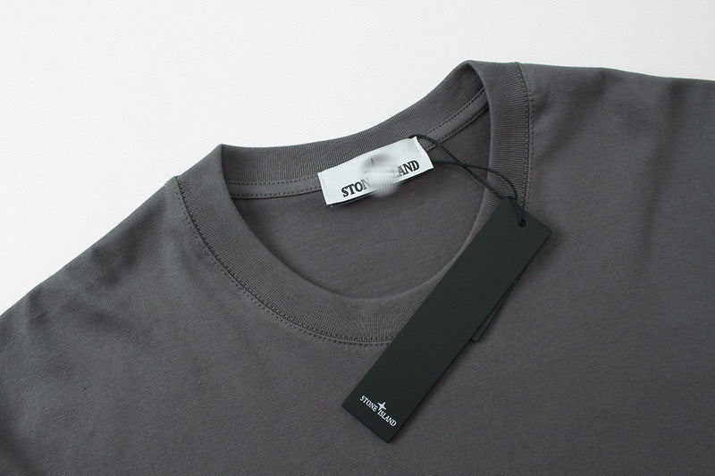 Stone Island Compass Badge Oversized Crewneck Sweatshirt - Black product detail view