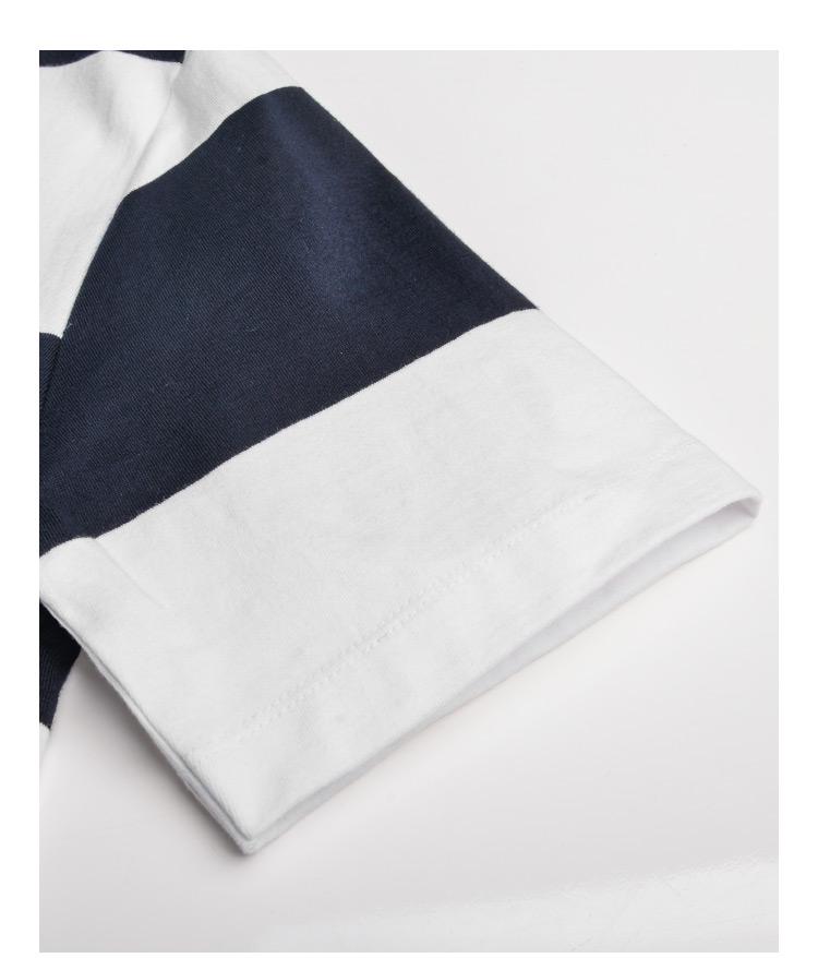 Men's striped short-sleeved T-shirt THOM TREND