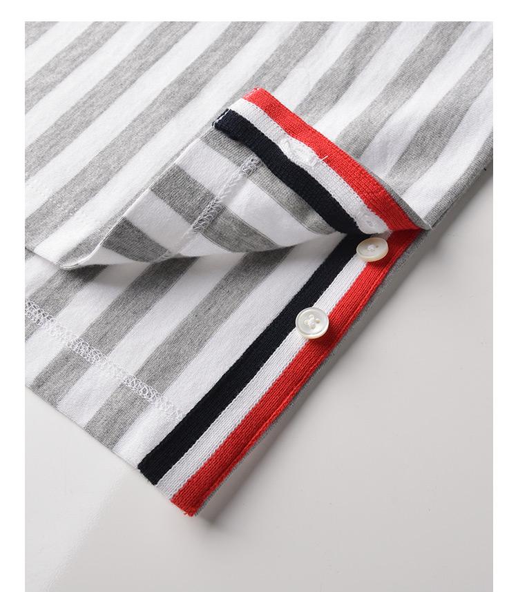 Unisex vertical striped T-shirt THOM TREND