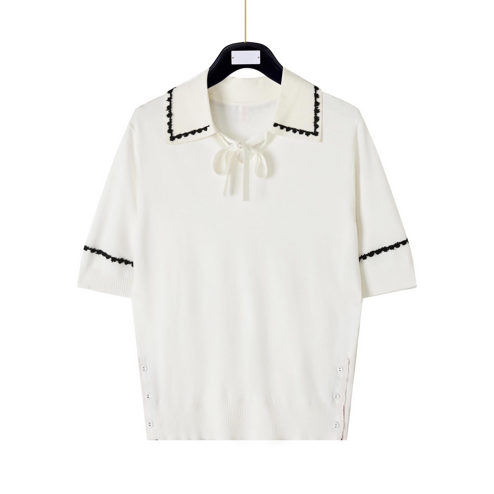 Puppy V-neck short sleeves（副本） THOM TREND