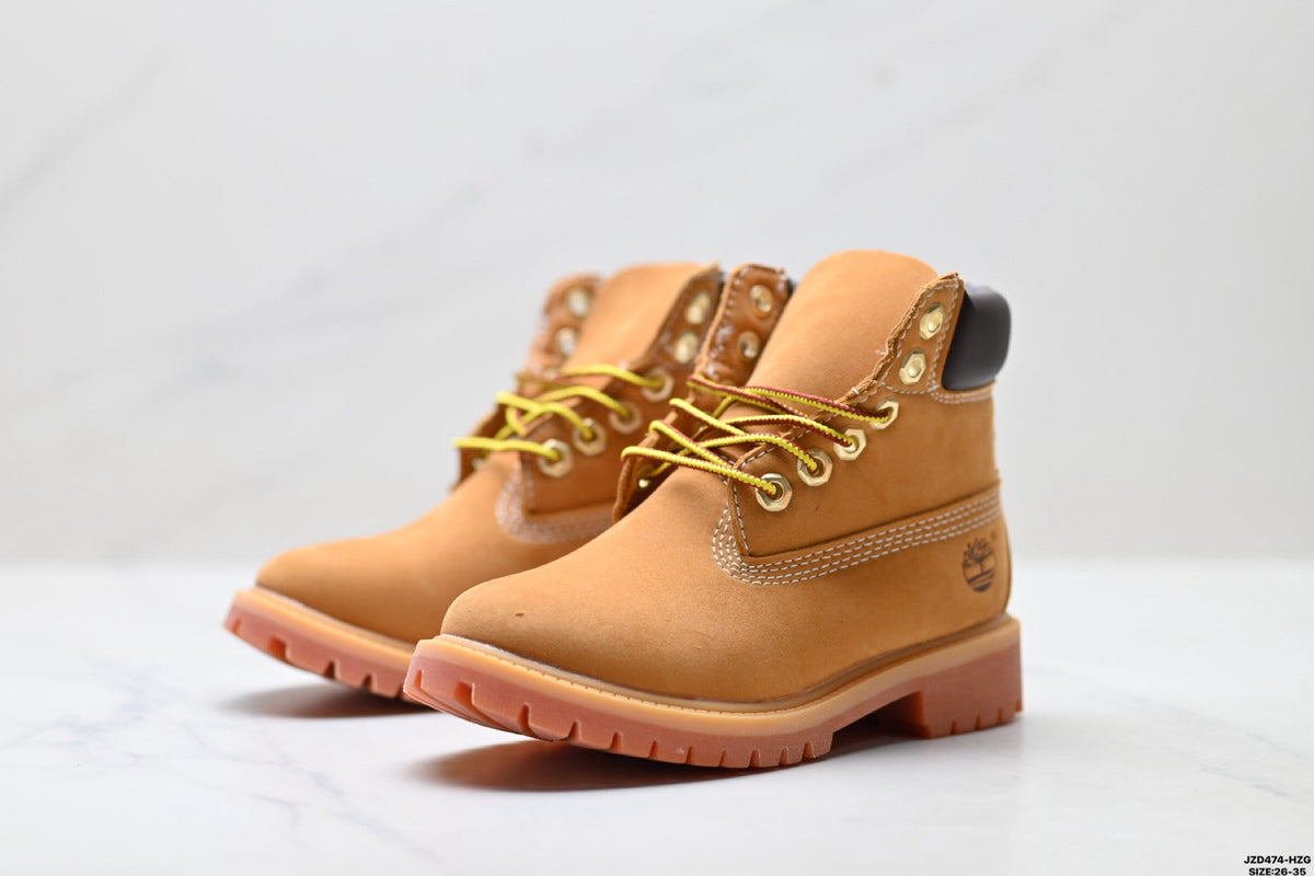 Timberland Wheat Kids Premium Leather Boot - detail image 4
