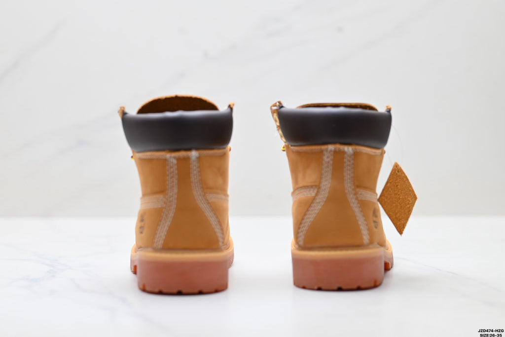 Timberland Wheat Kids Premium Leather Boot - detail image 6