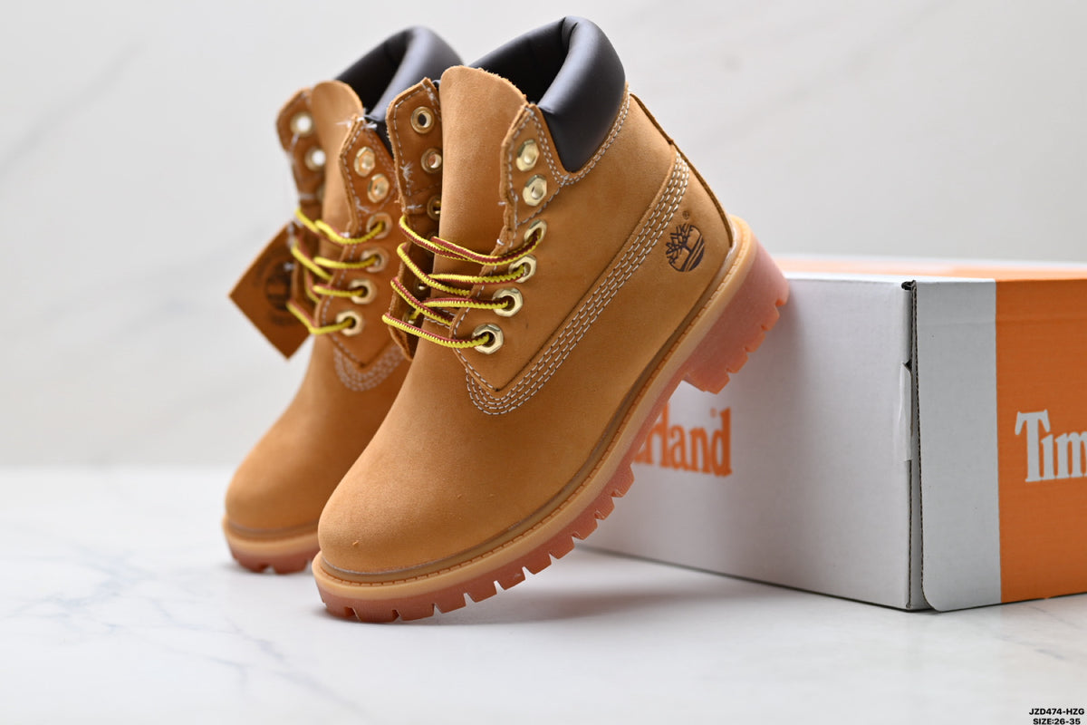 Timberland Wheat Kids Premium Leather Boot - detail image 8