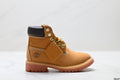 Timberland Wheat Kids Premium Leather Boot - right-facing side profile main image
