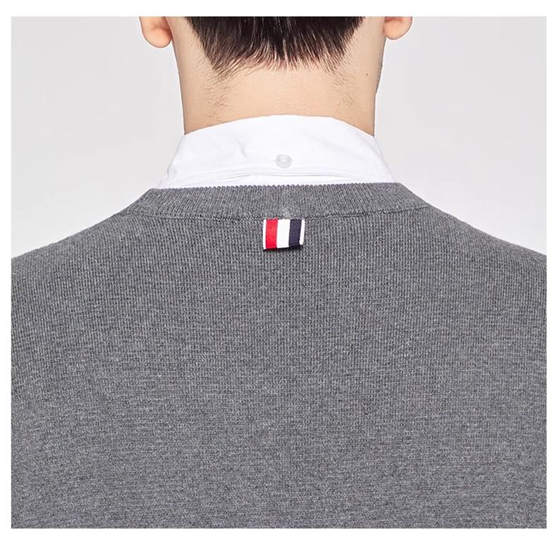 2025 round neck pullover sweater THOM TREND