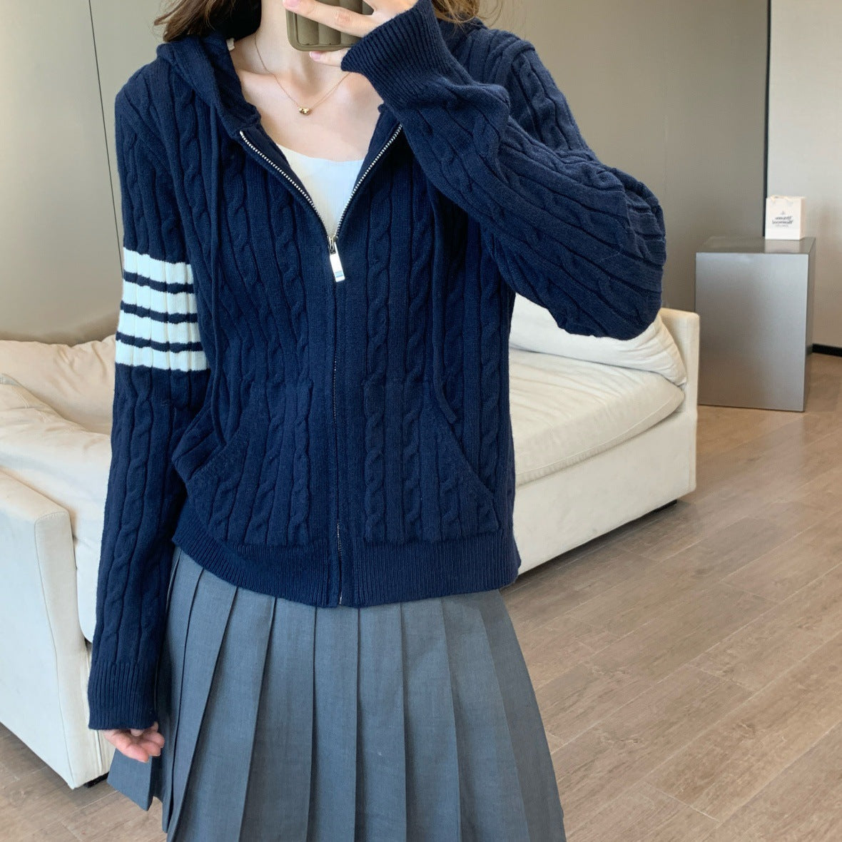 THOM Ribbon knitted cardigan（复制） THOM TREND