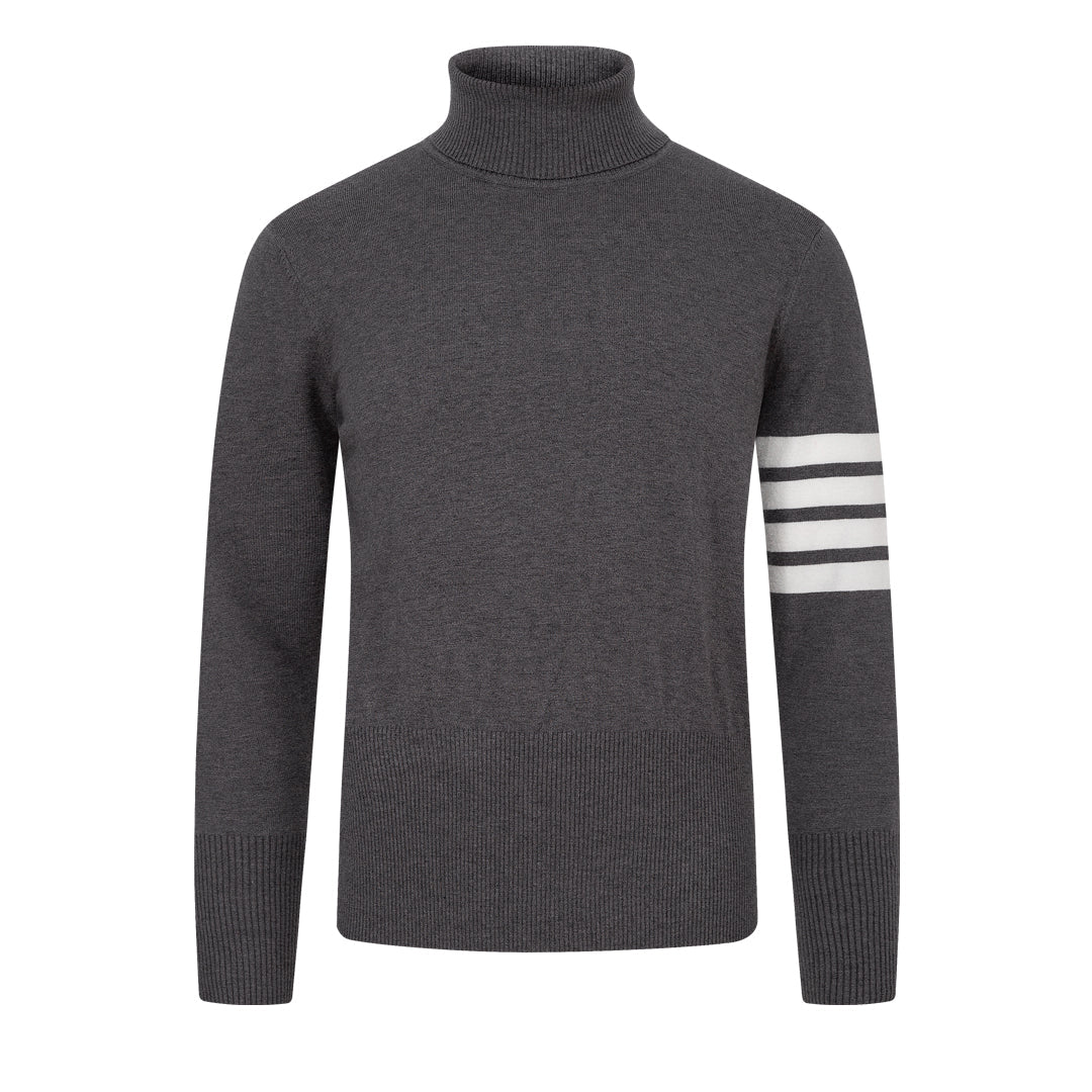 4 Bars Turtleneck Sweater THOM TREND