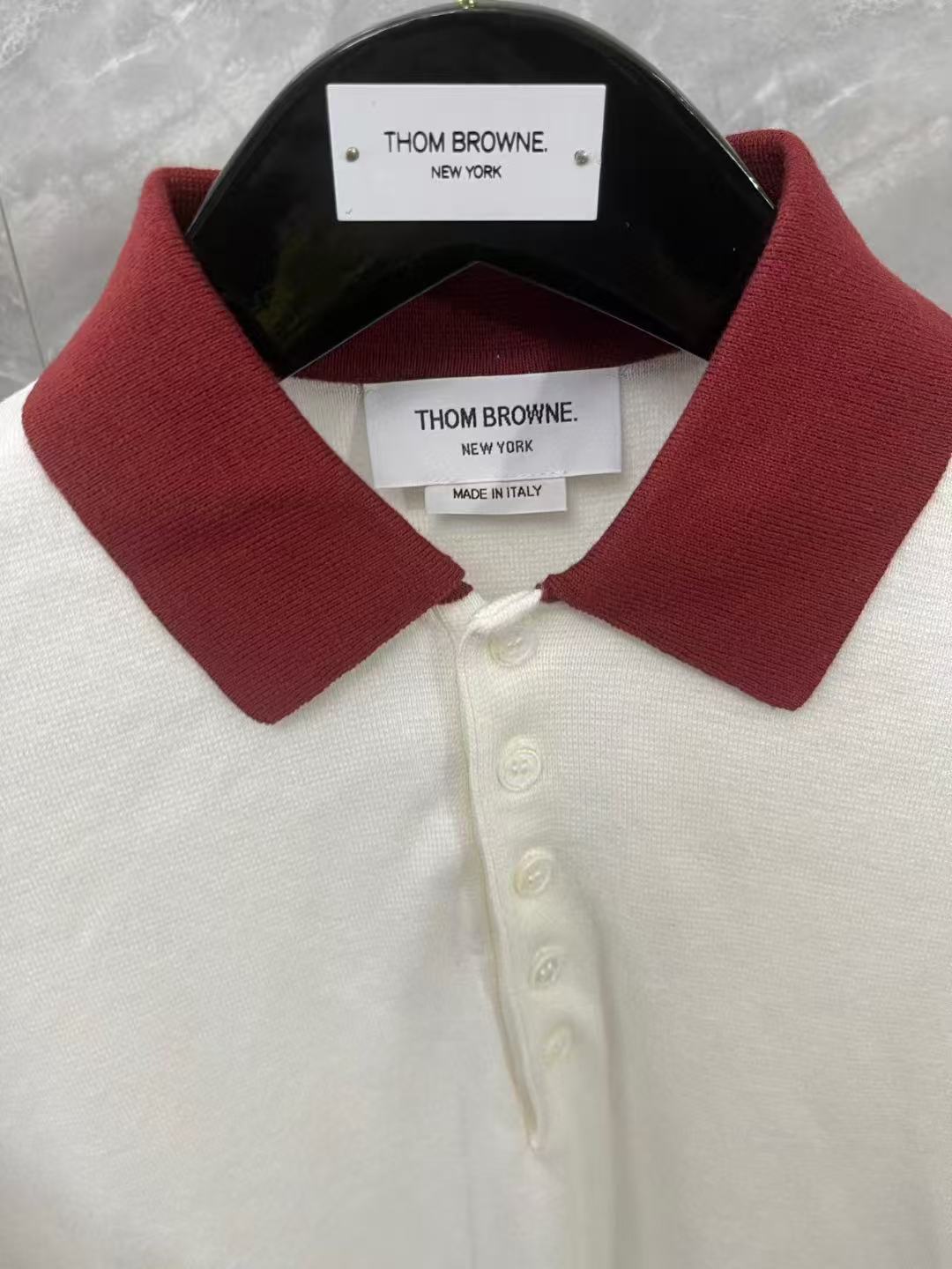 Four-striped POLO short sleeve THOM TREND