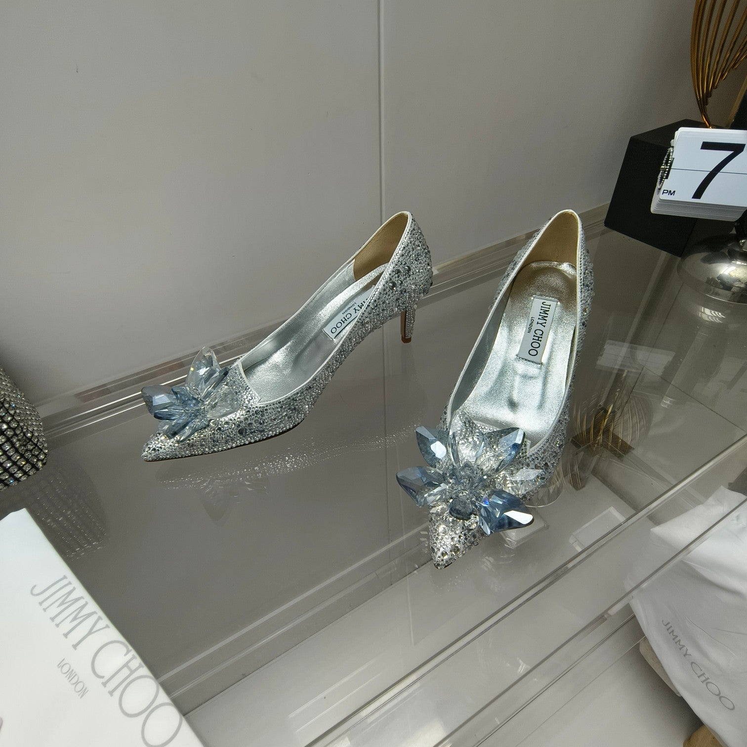 Mid-heel crystal shoes THOM TREND