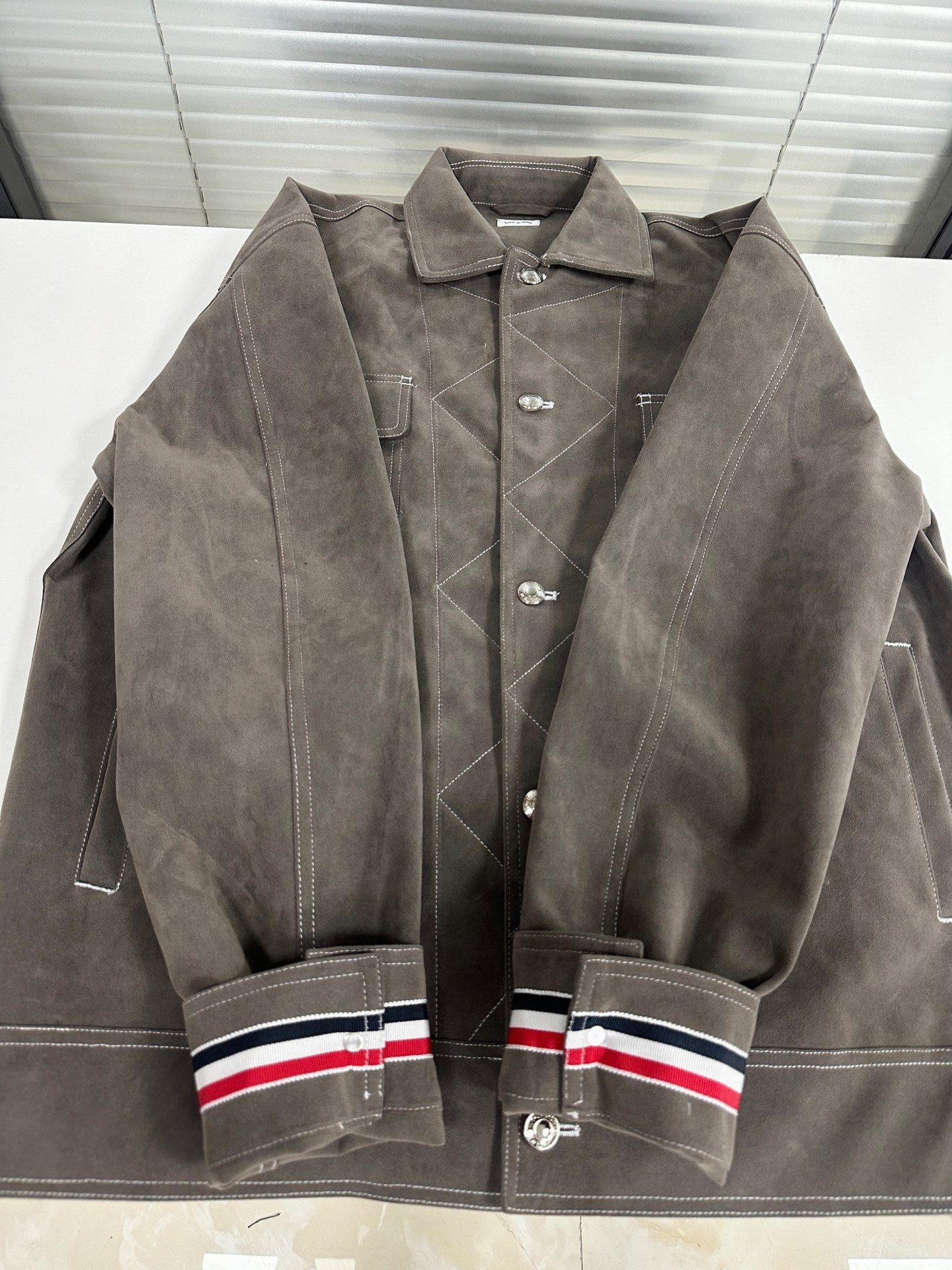 2025 ss Men's workwear suede jacket THOM TREND