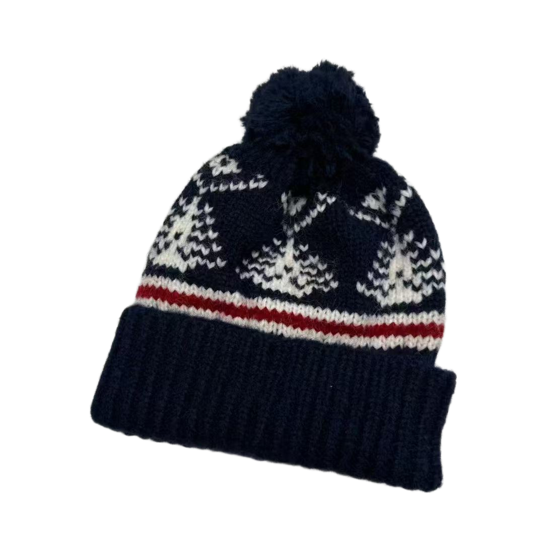 2025SS  Fair Isle hat THOM TREND