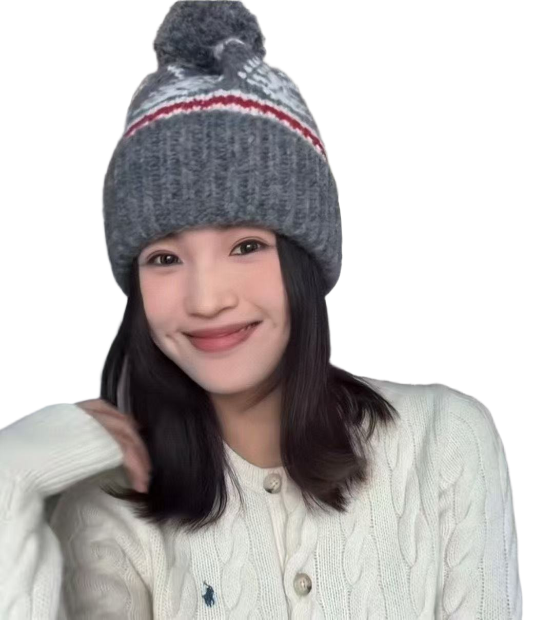 2025SS  Fair Isle hat THOM TREND