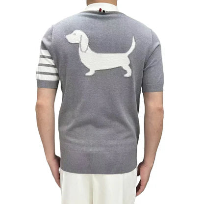 2025SS Knitted POLO shirt THOM TREND