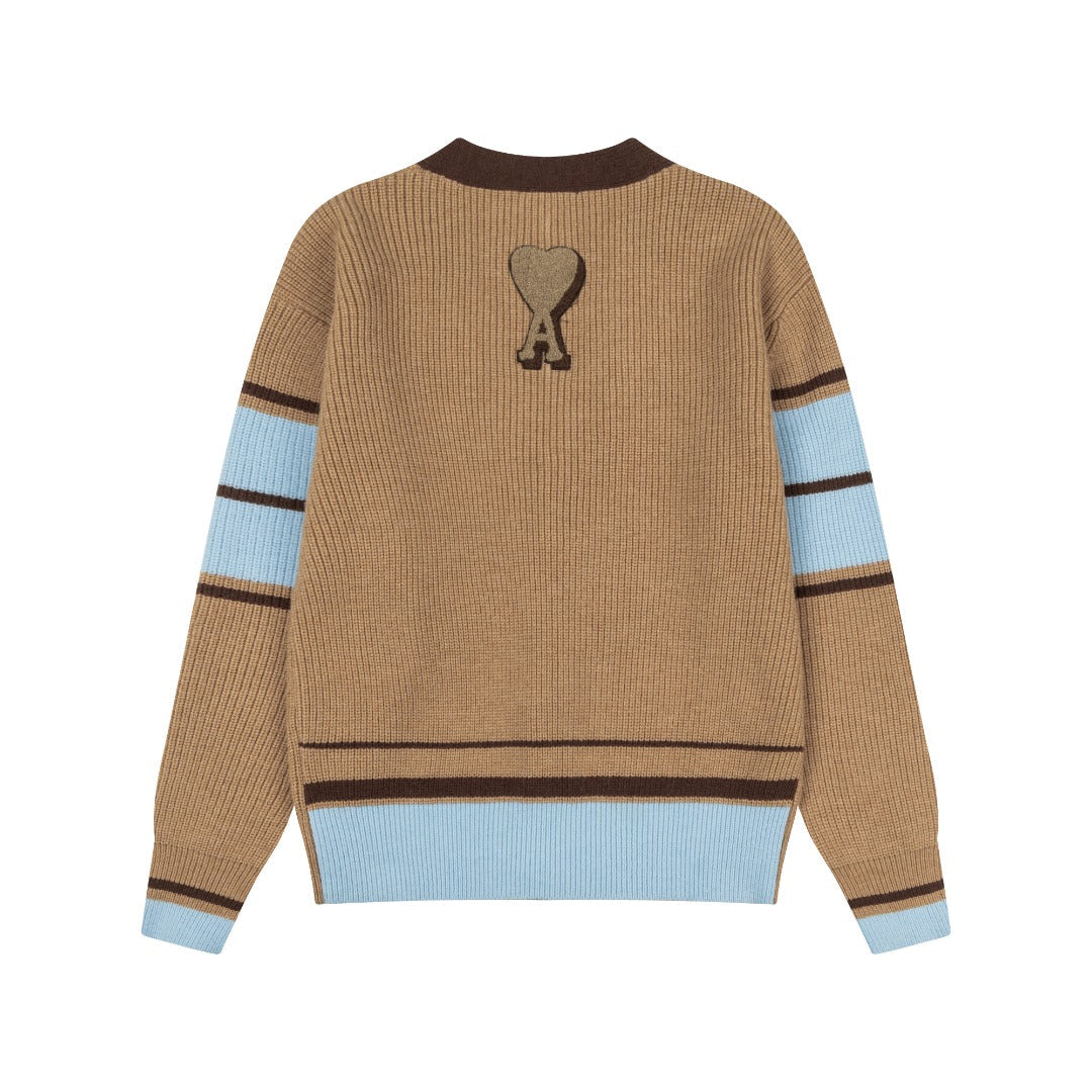 V-Neck Knit Sweater