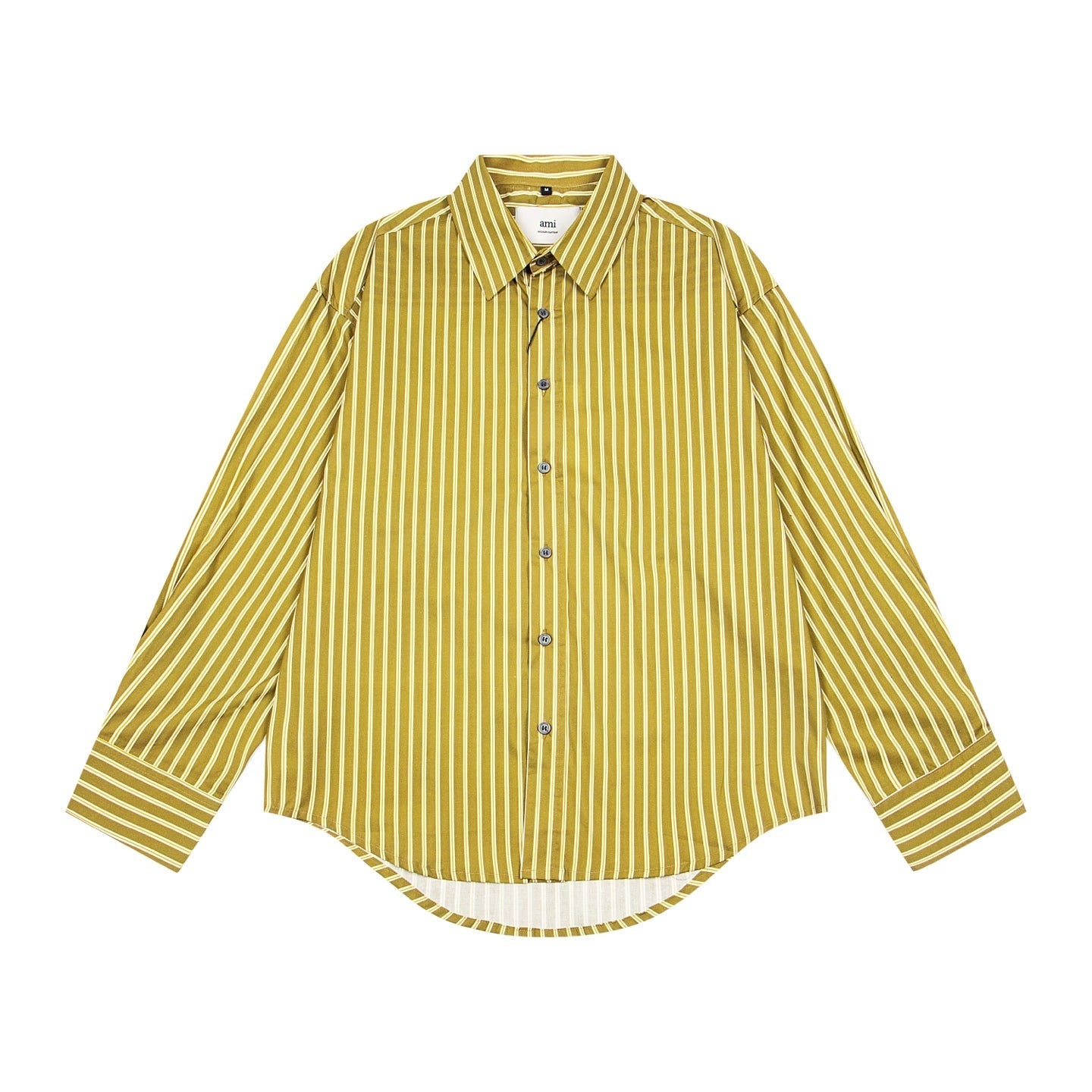 Unisex Vertical Striped Long-Sleeve Shirt