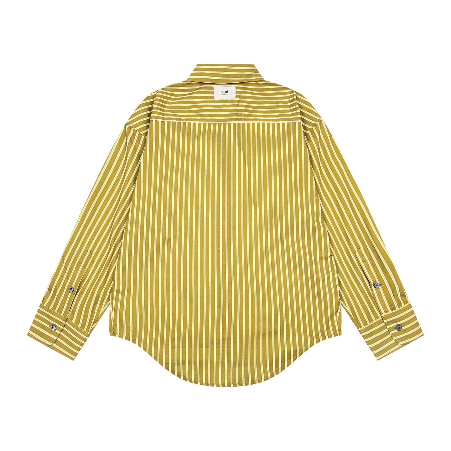 Unisex Vertical Striped Long-Sleeve Shirt