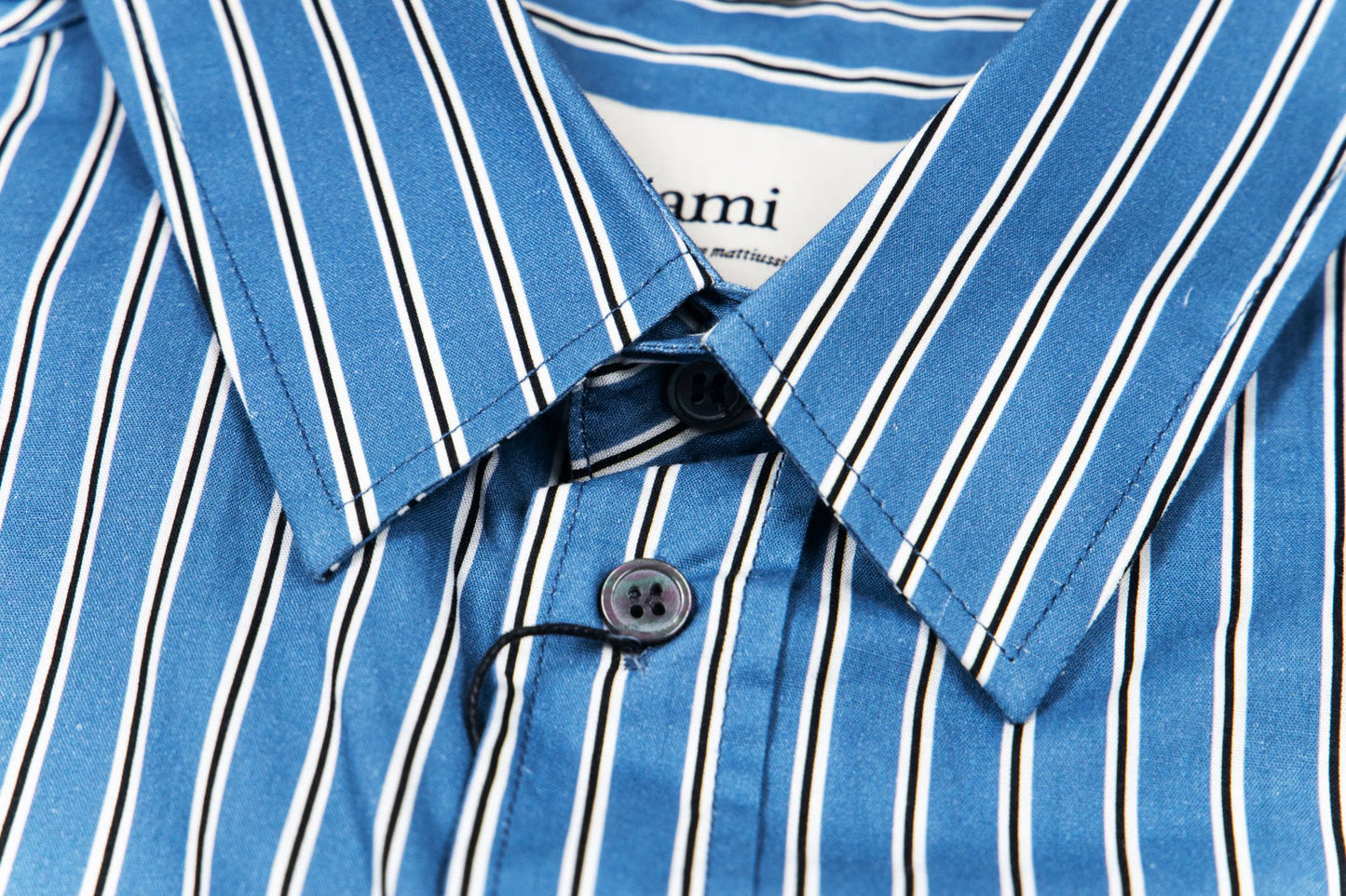 Unisex Vertical Striped Long-Sleeve Shirt