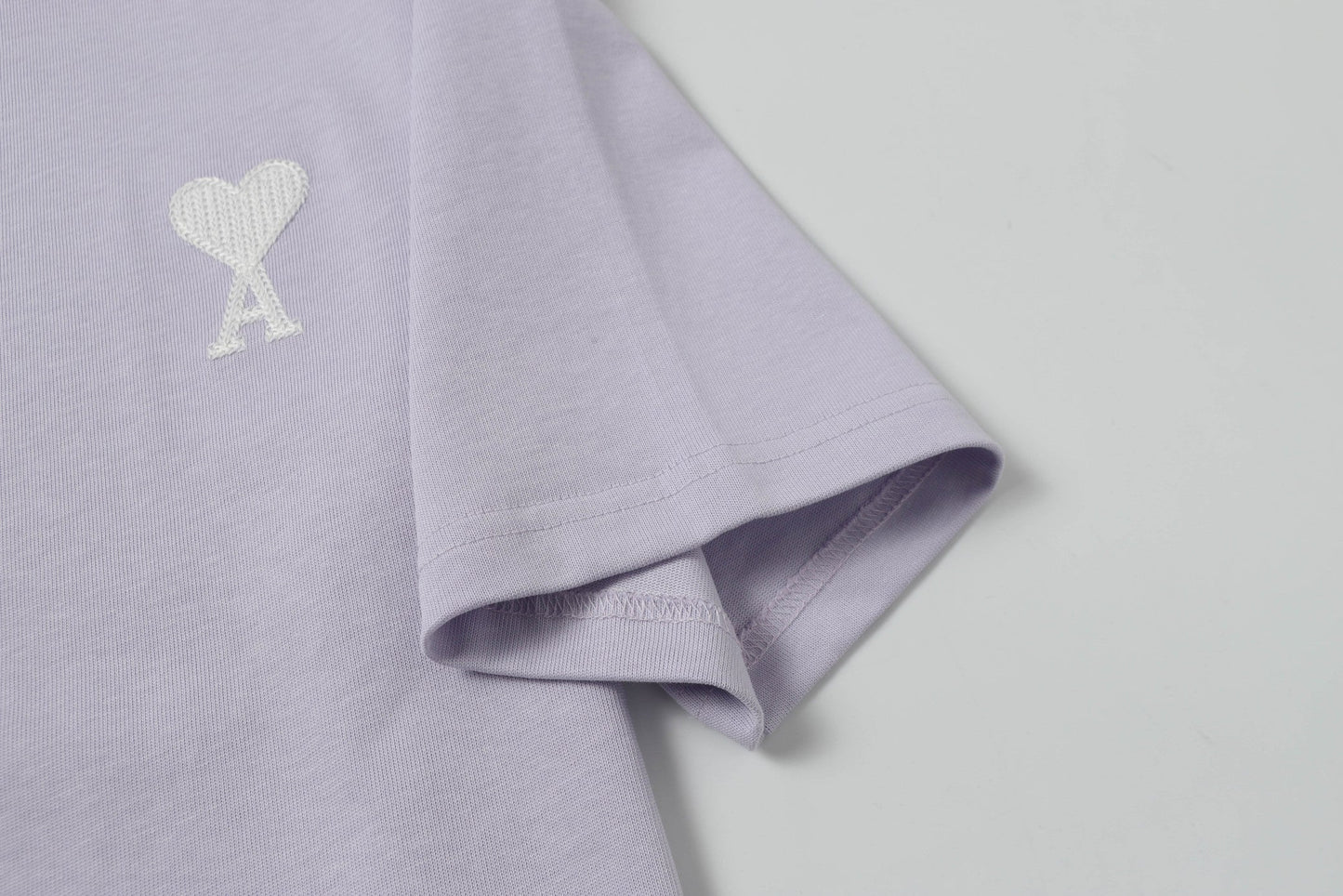White Heart Embroidered T-Shirt