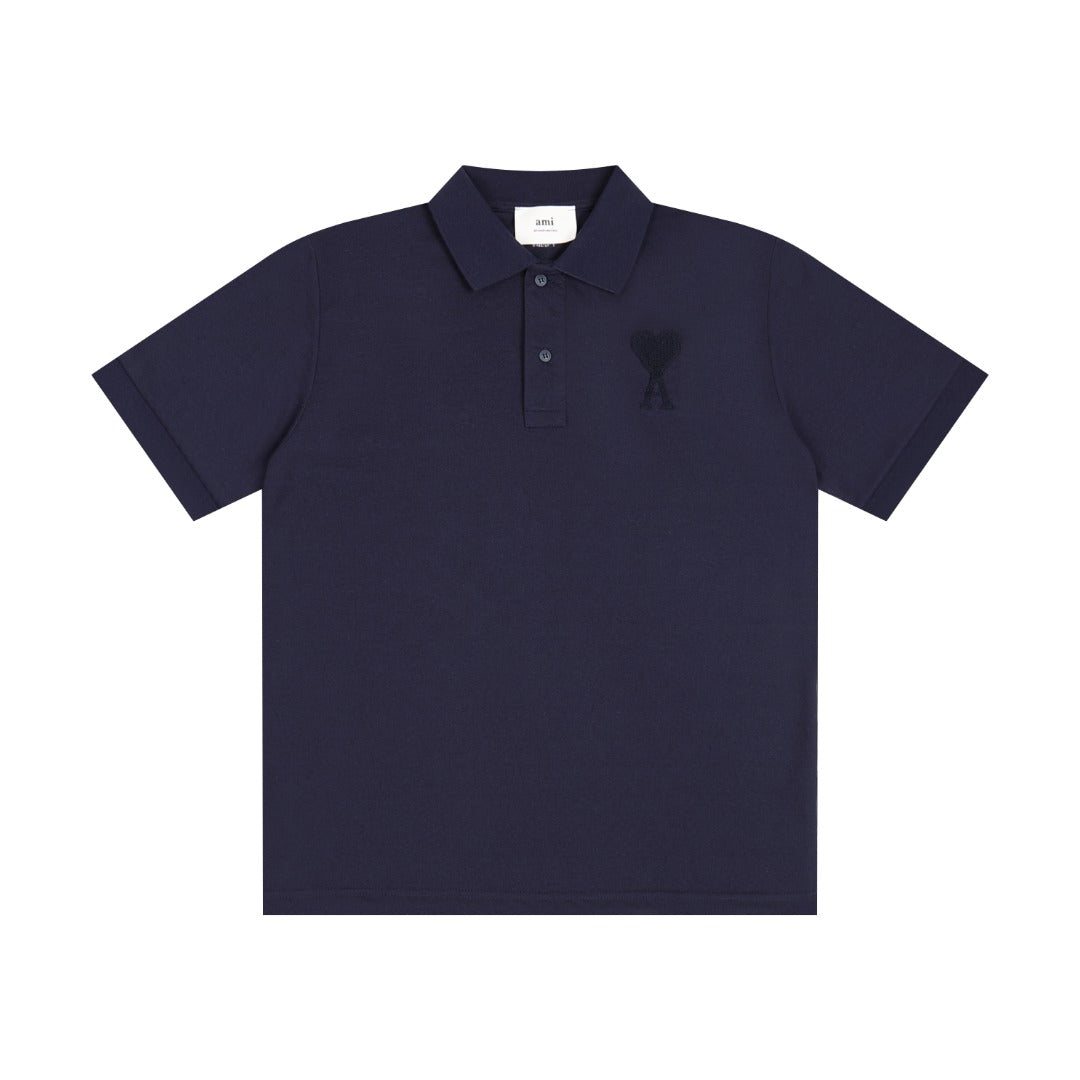 3D Heart Embroidery Polo Shirt ¡§C Unisex