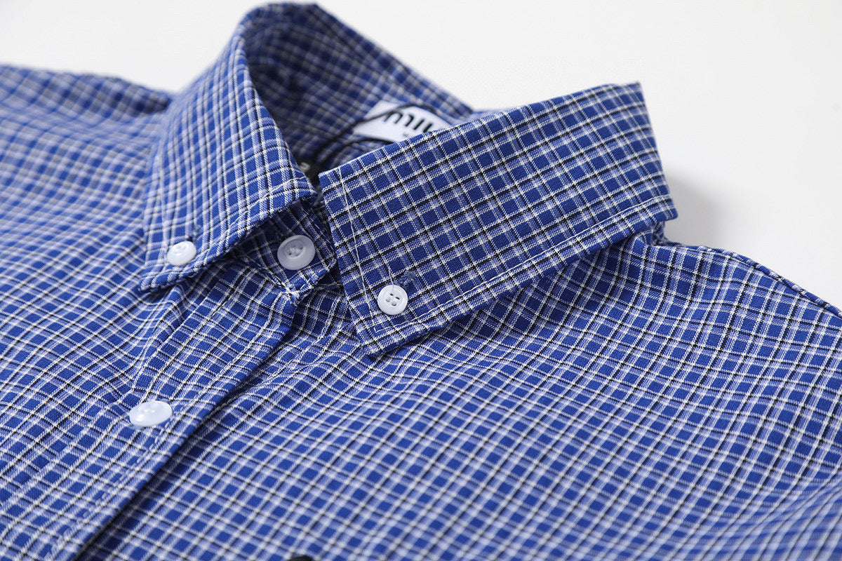 Yarn-Dyed Plaid Shirt