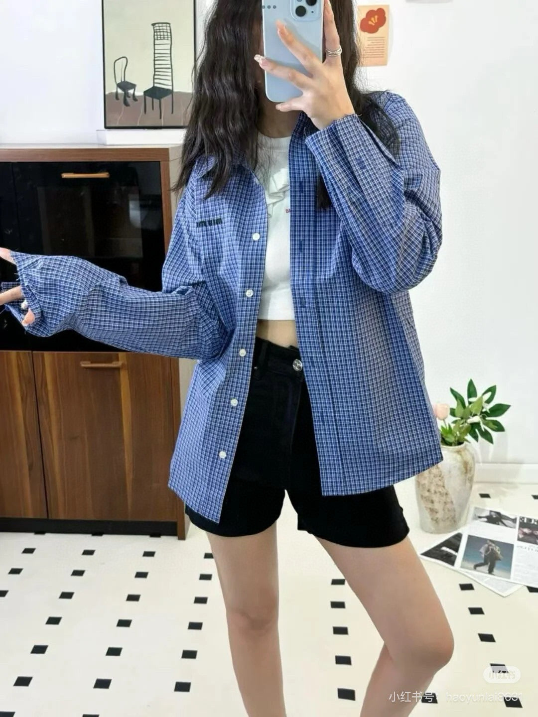 Yarn-Dyed Plaid Shirt