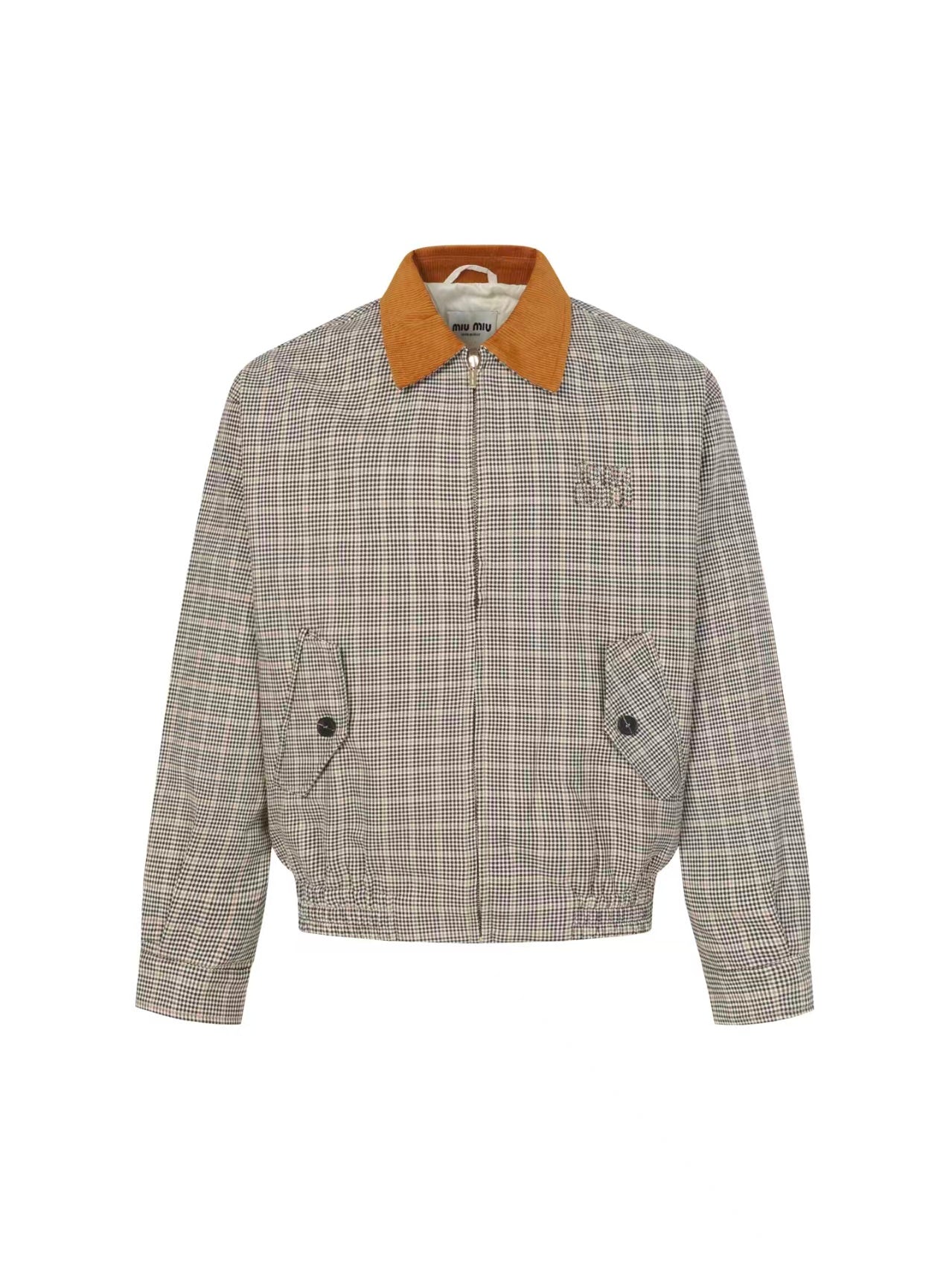 Corduroy Plaid Jacket