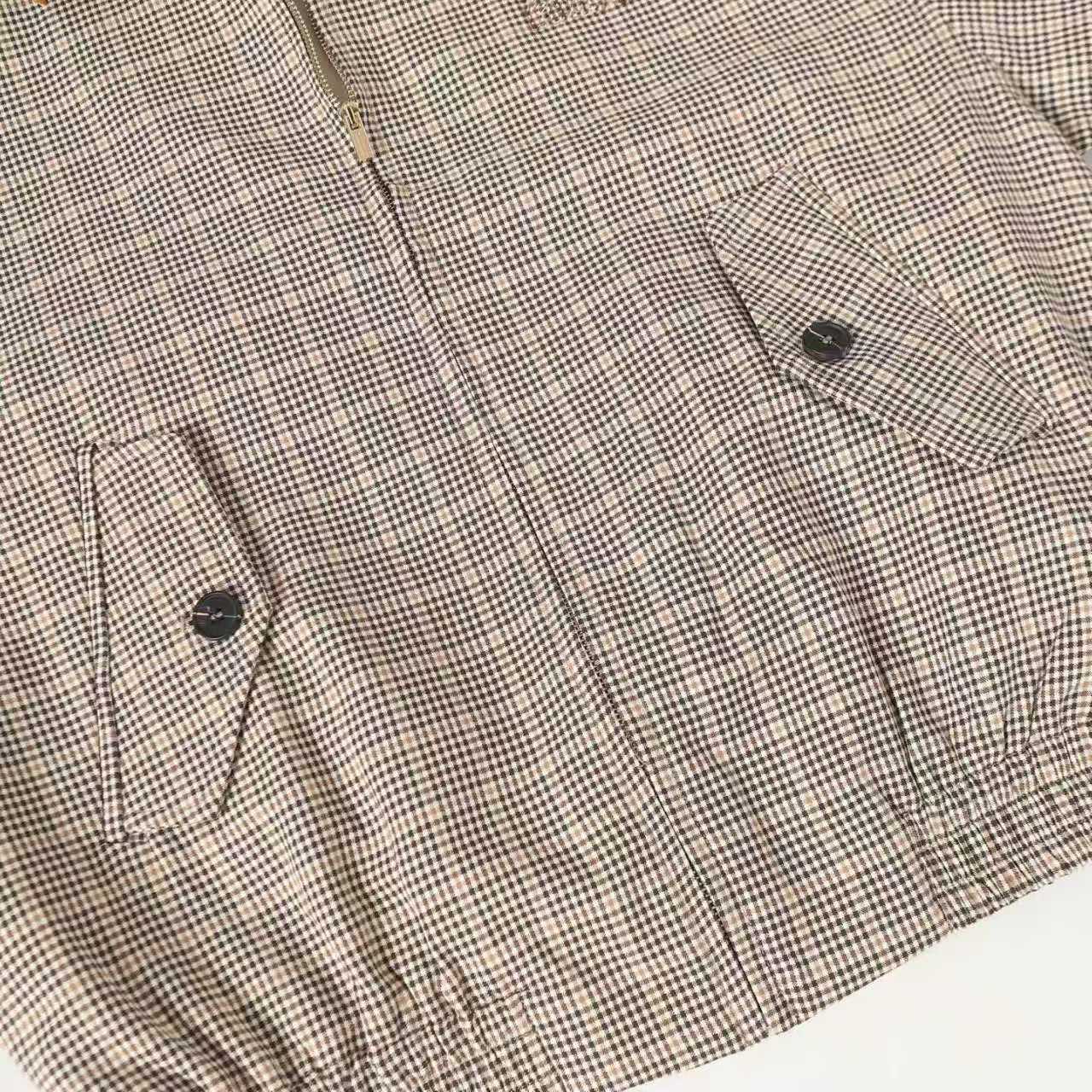 Corduroy Plaid Jacket