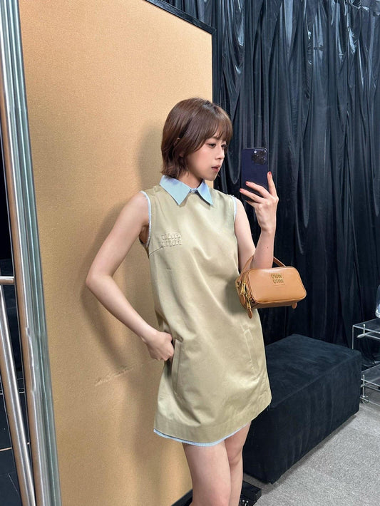Sleeveless Polo Dress