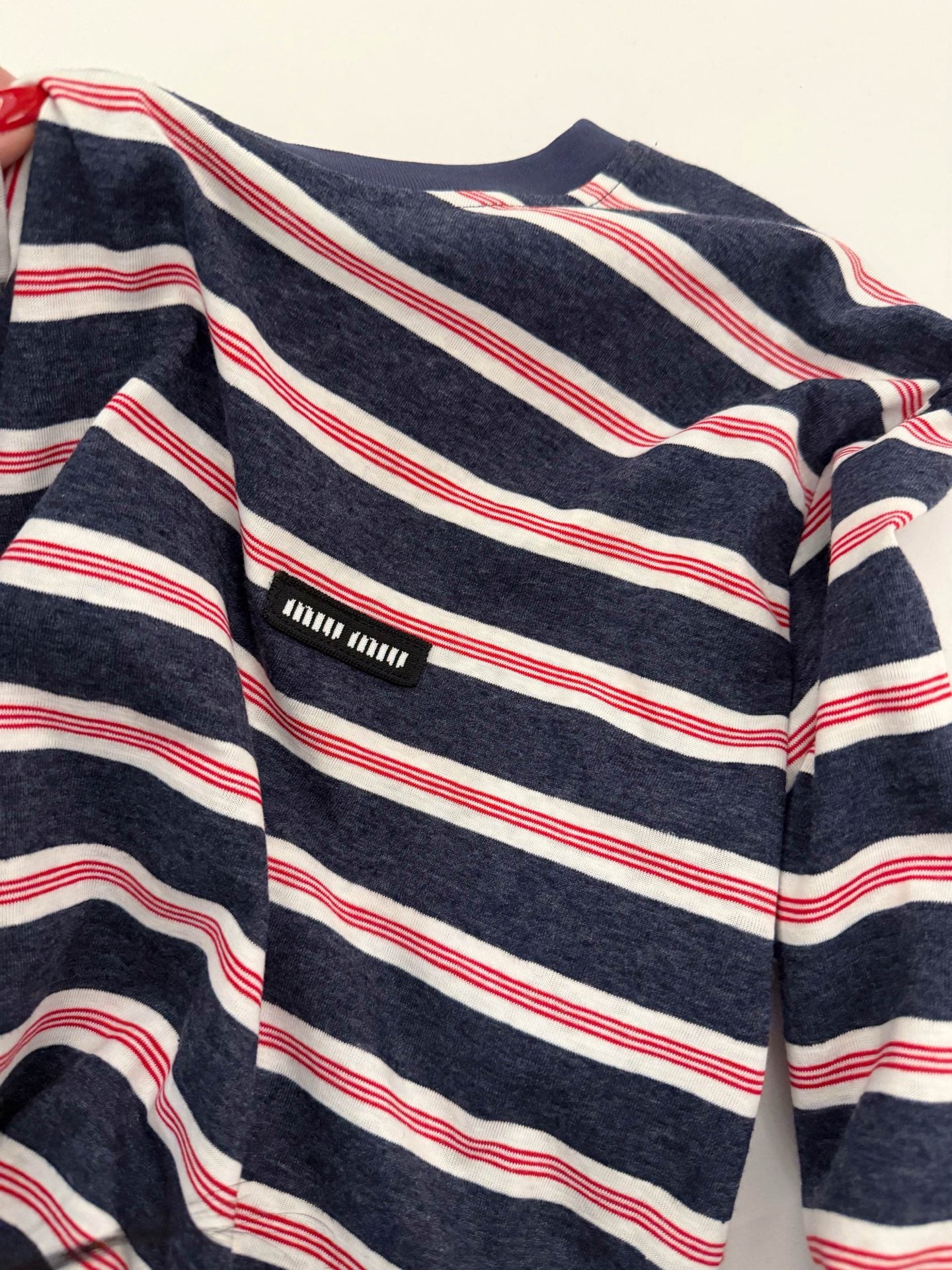 Women’s Striped Long-Sleeve T-Shirt