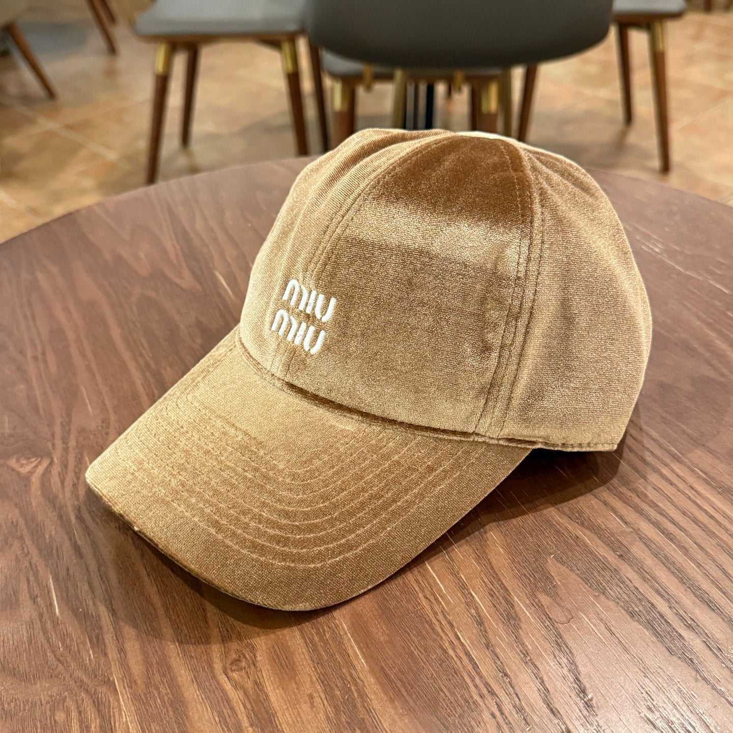 Velvet Baseball Cap — Adjustable