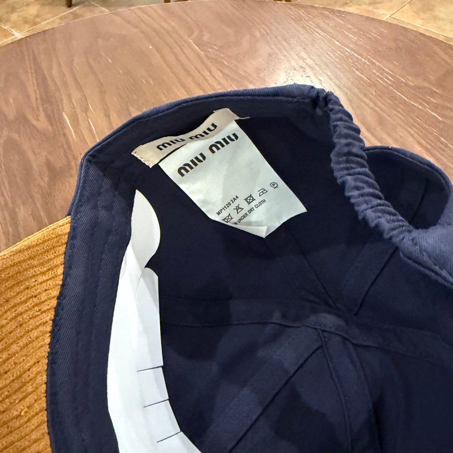 Color-Block Corduroy Baseball Cap