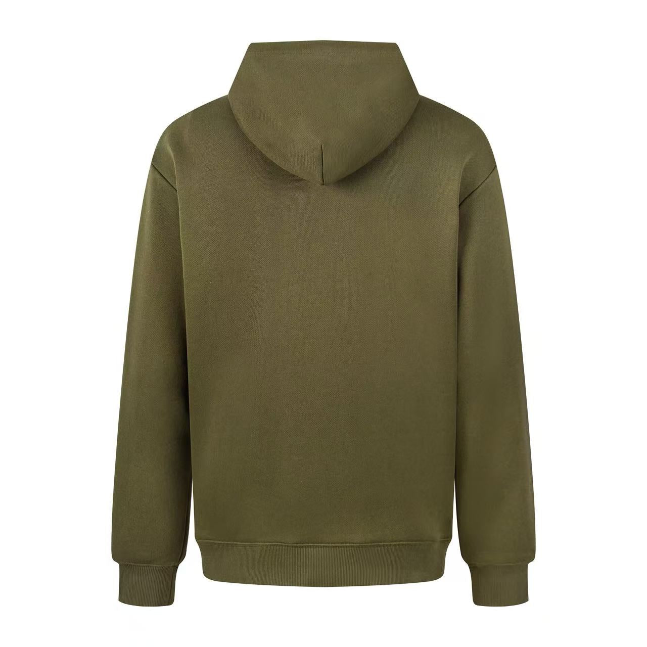 Zip-Up Hoodie – Olive Green