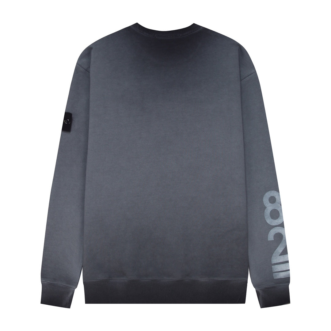Stone Island 40th Anniversary Gradient Crewneck Sweatshirt - Gray product detail view