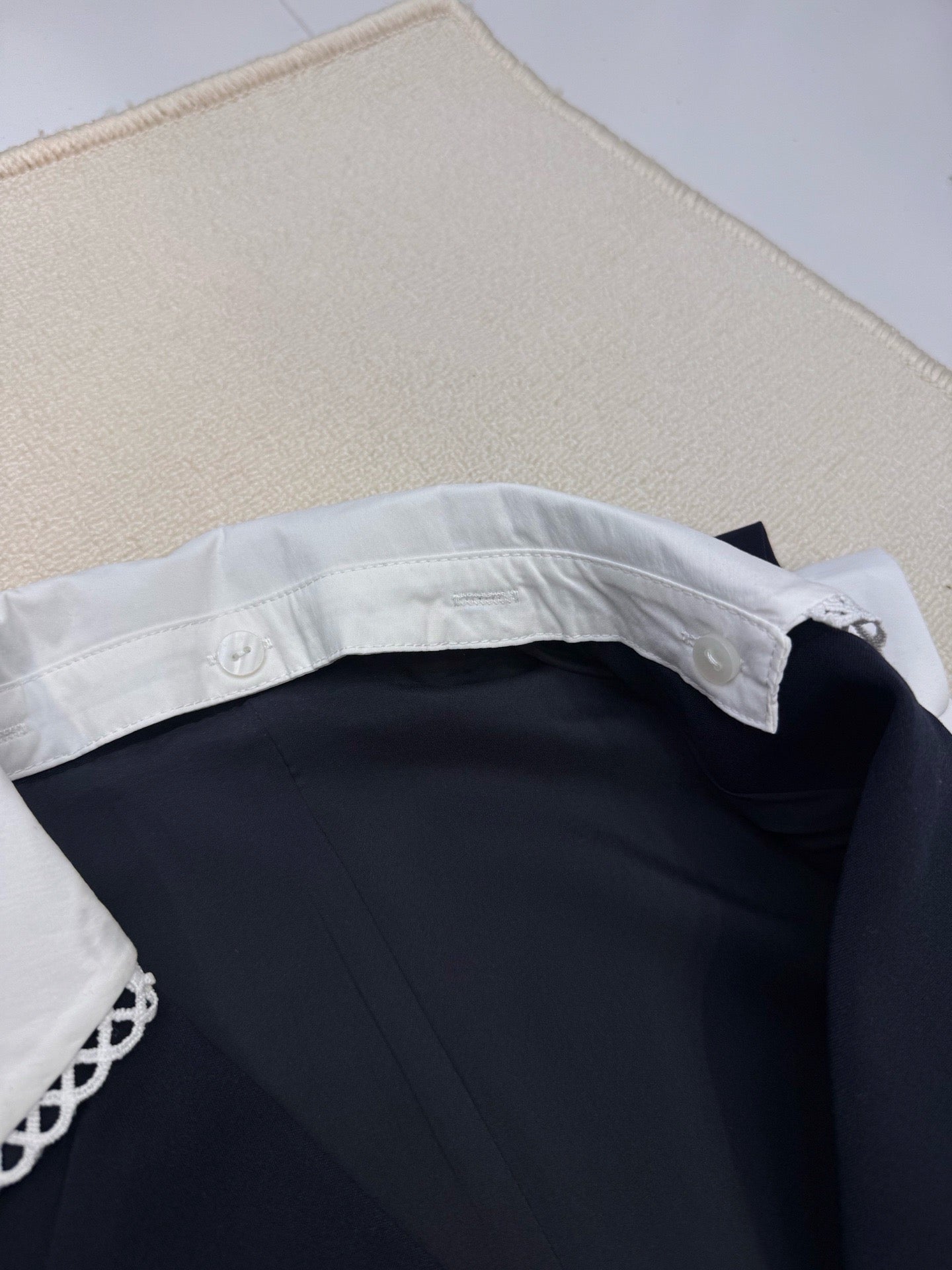 Navy V-Neck Vest Dress