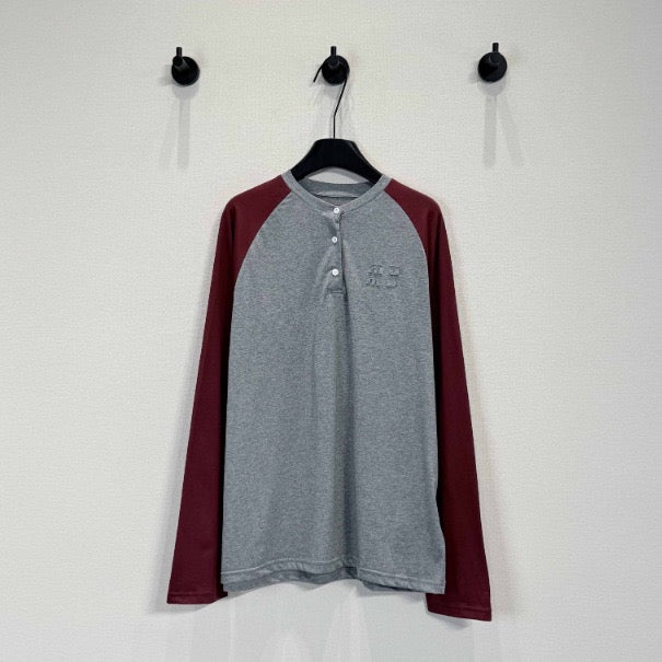 Color-Block Raglan Long-Sleeve T-Shirt