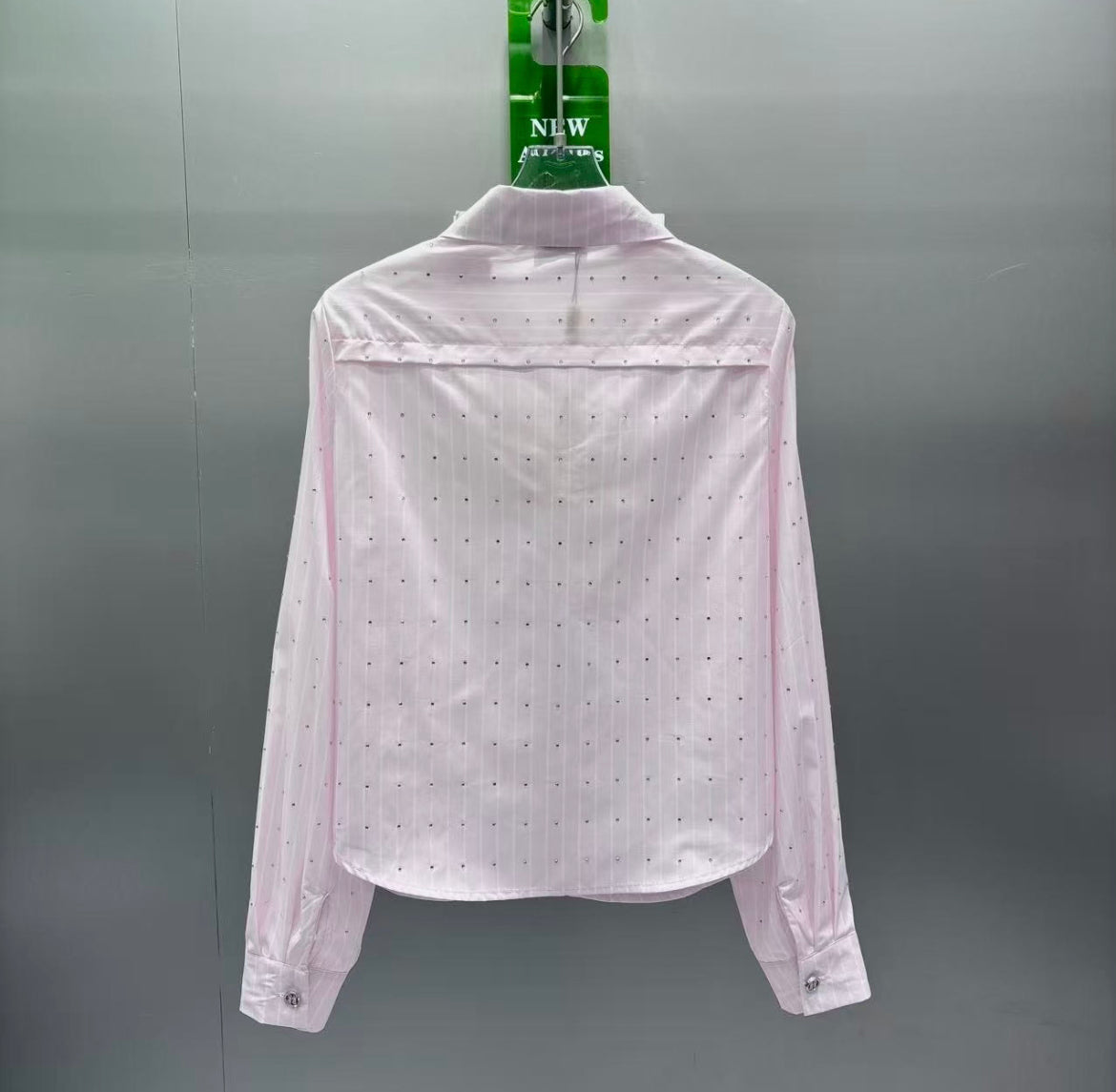 Cropped Button-Up Shirt