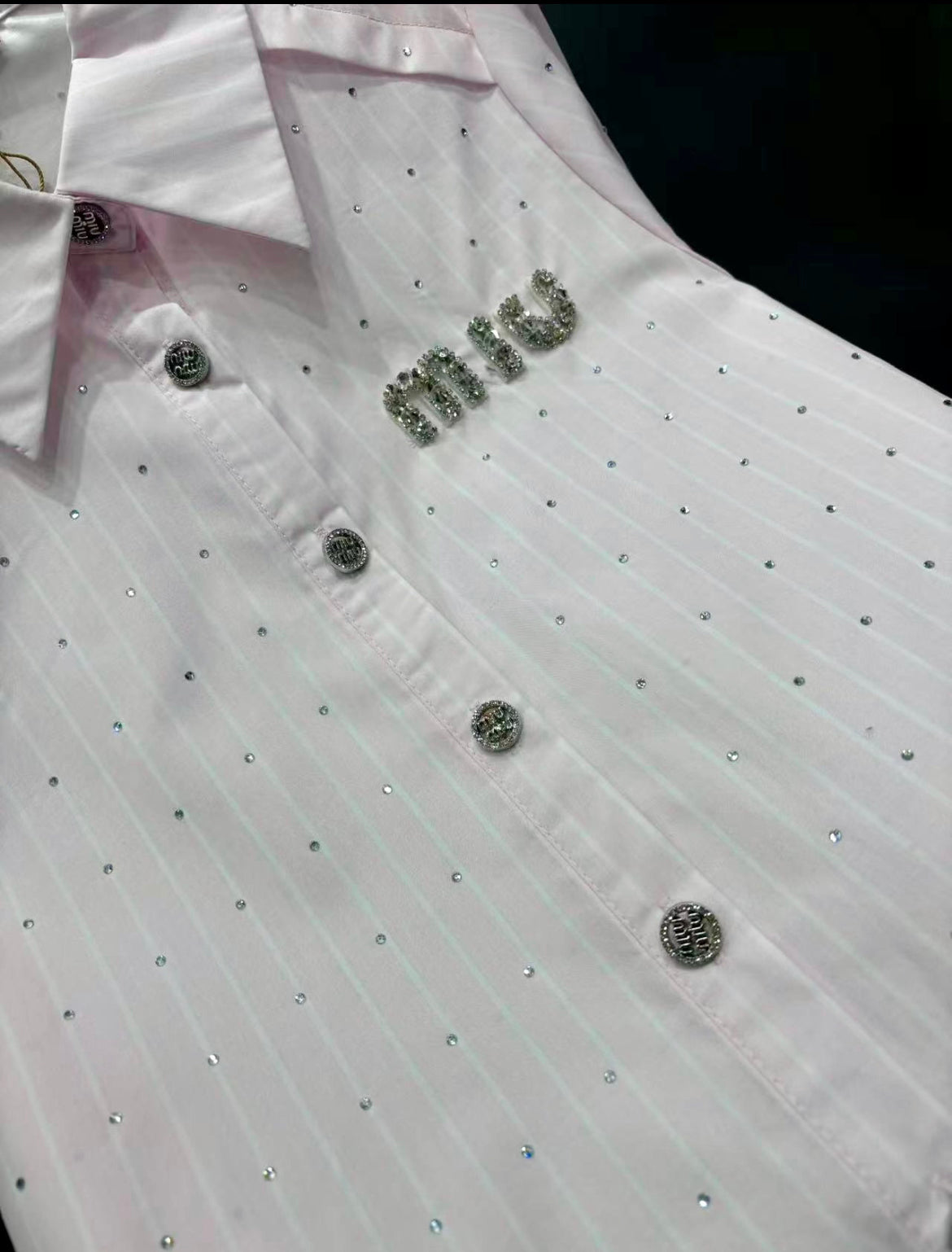 Cropped Button-Up Shirt