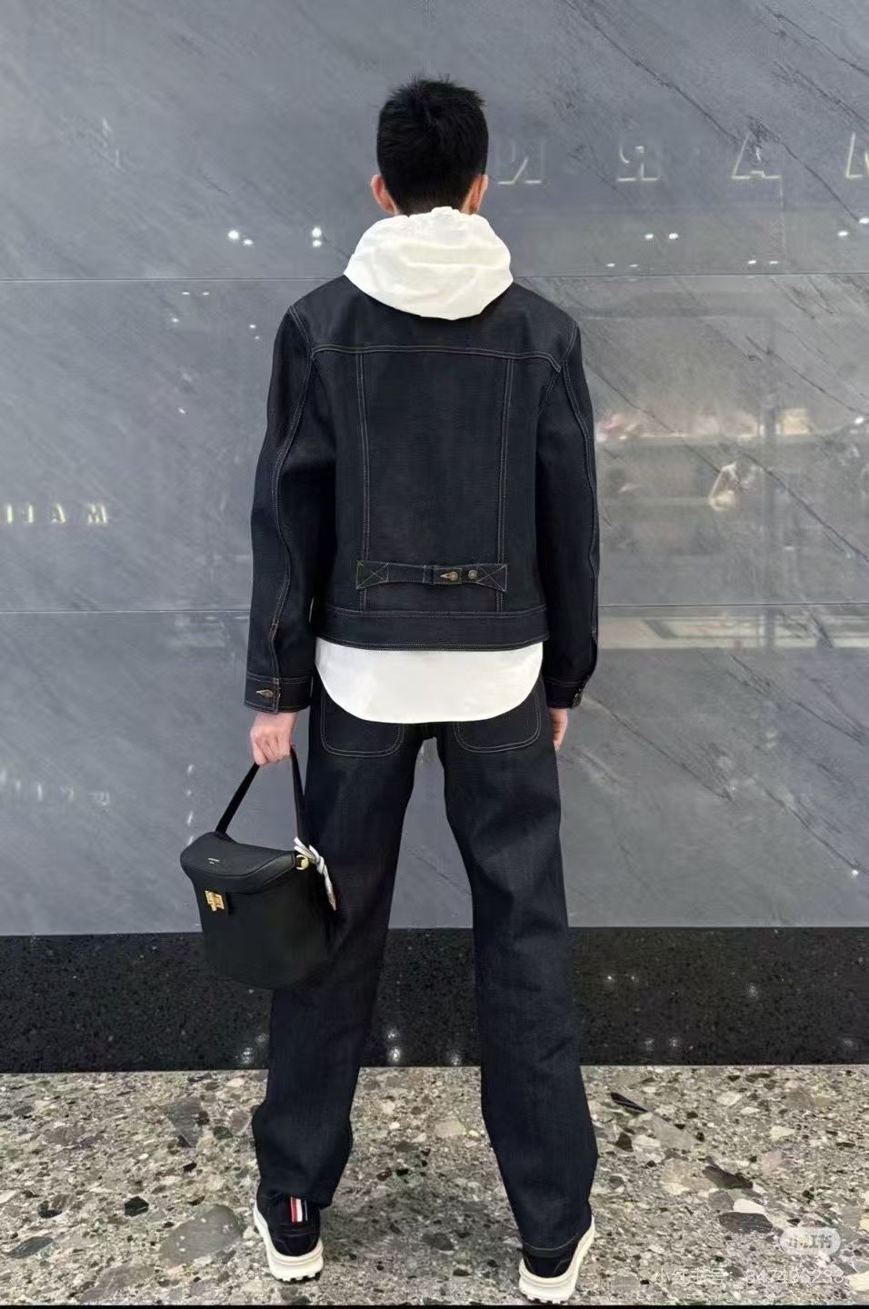 Four-Bar Denim Workwear Jacket THOM TREND