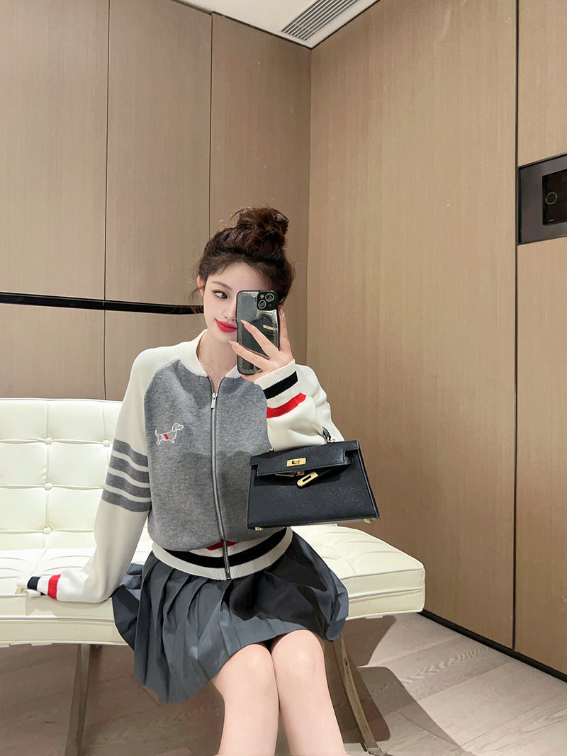 Sweatshirt baseball jacket