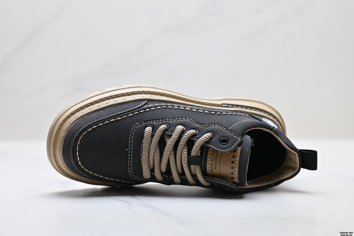 Timberland Navy Brooklyn Oxford Hiking Shoe - right-facing side profile main image